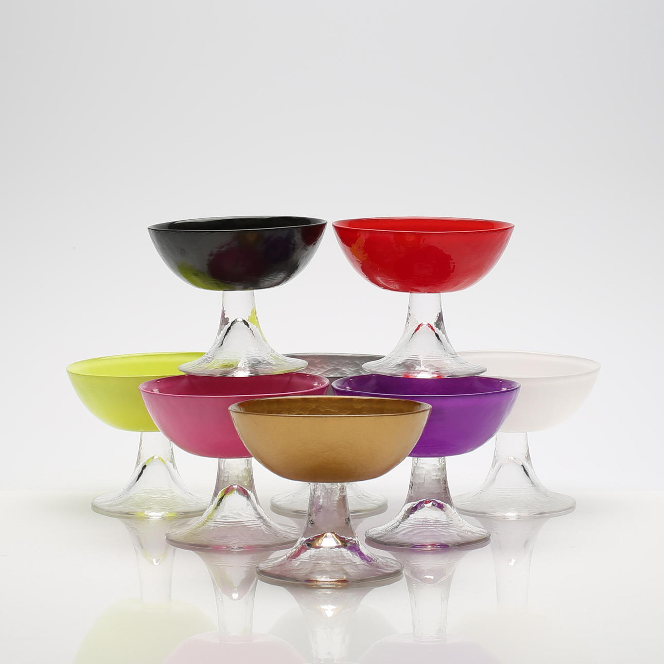 DESSERTSKÅLAR, 8 st, glas, Jelly Bean.