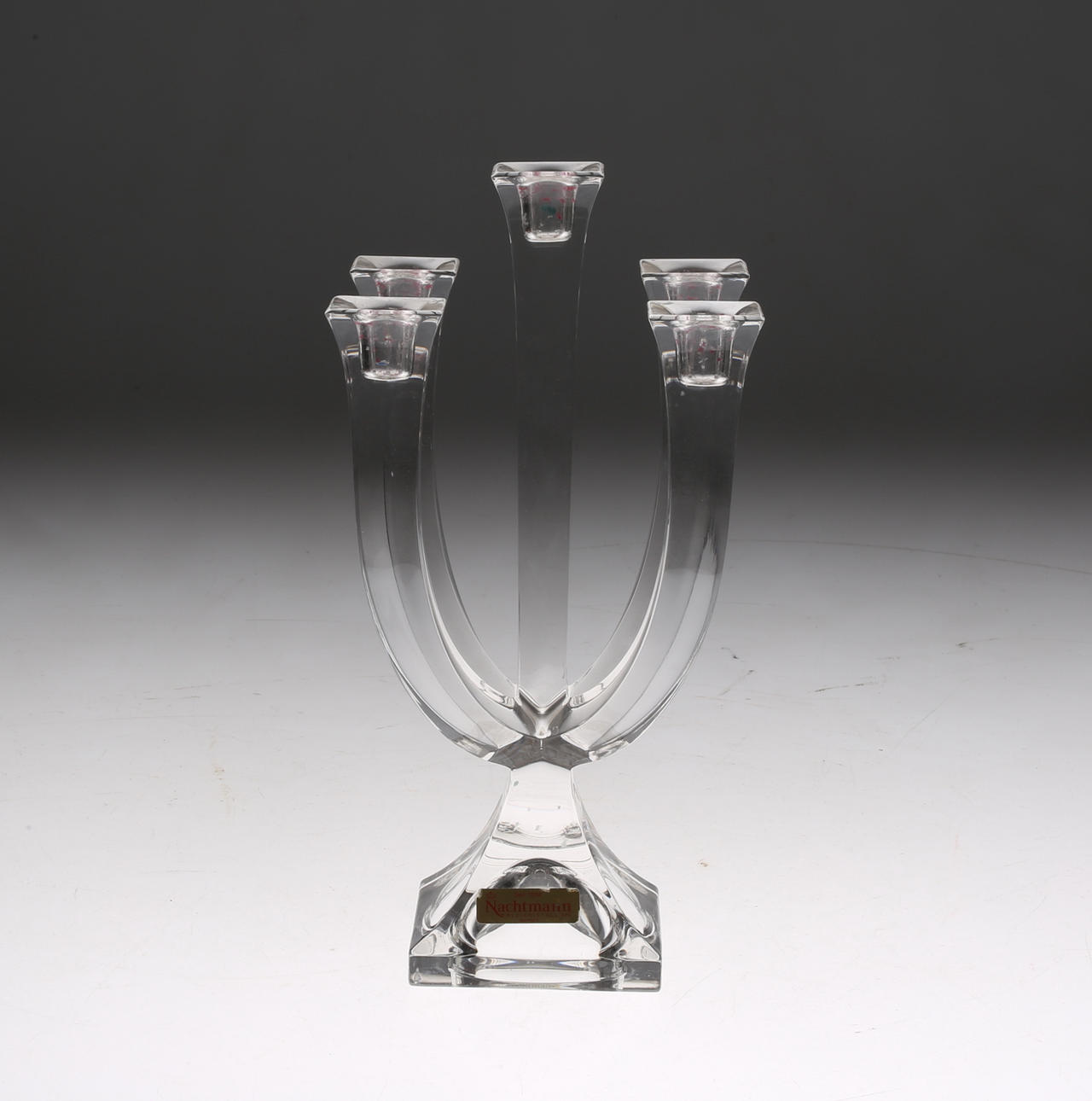 LEUCHTER , 5-armig, Kristall, Nachtmann.