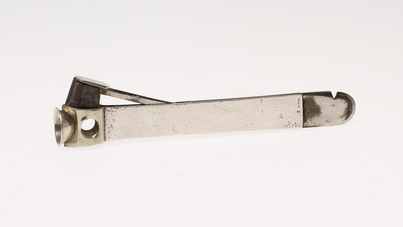 CIGARRSNOPPARE, delvis silver, 1900-tal.