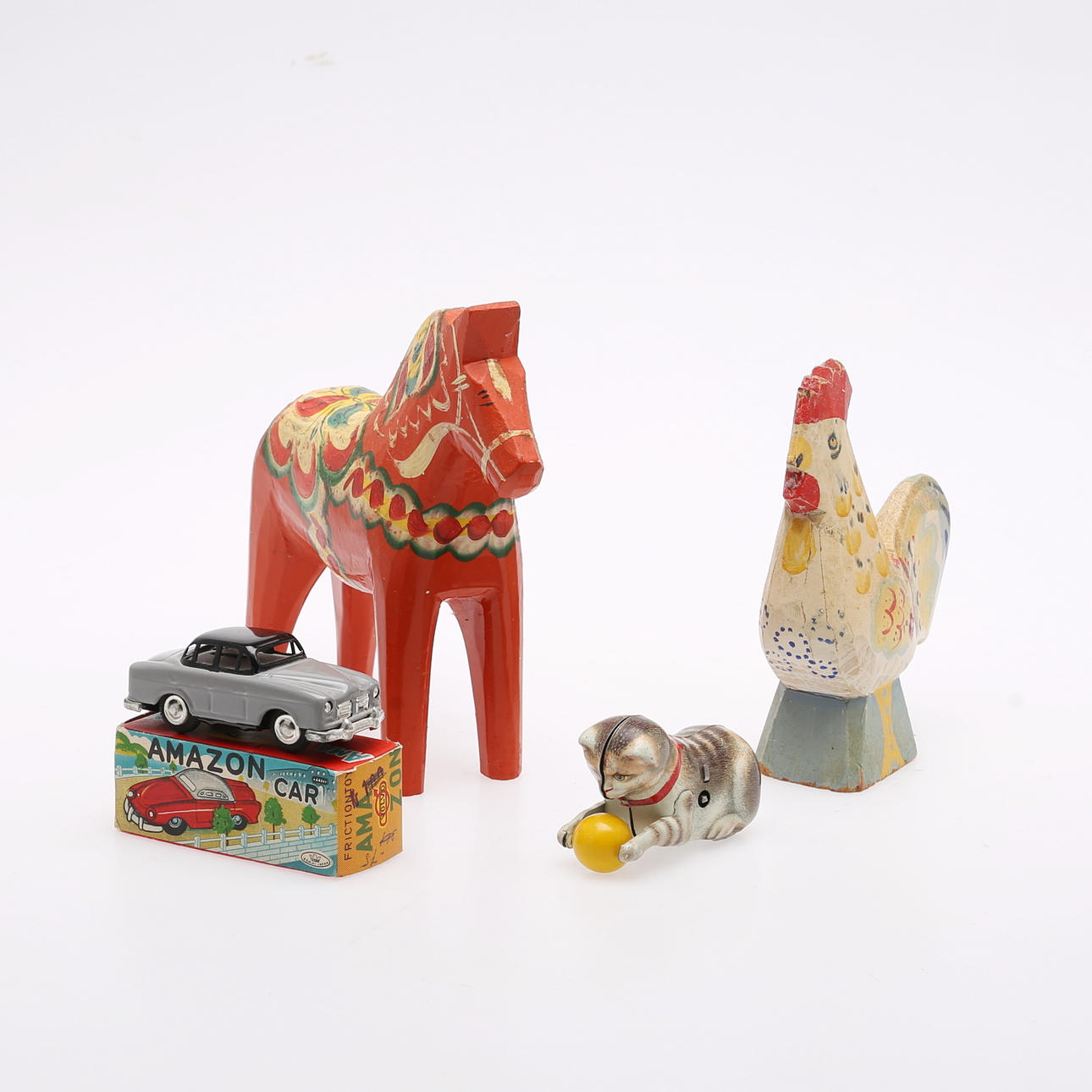 DALAH HORSE, ROOSTER, etc., 1900s.