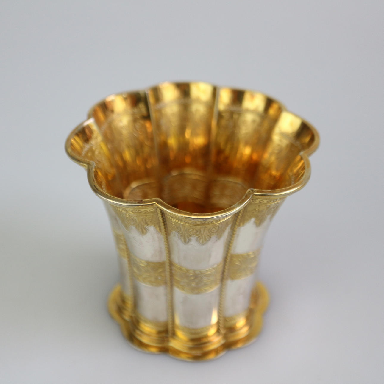 AUGUST EHLERS. DANSK GOBLET 925 SØLV.