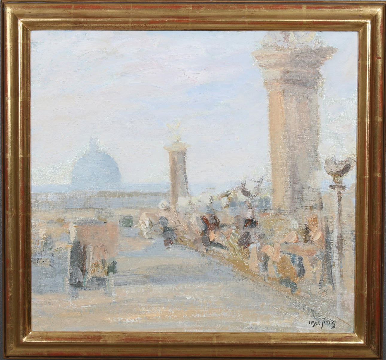 IVAR MORSING. Olja på duk, signerad.