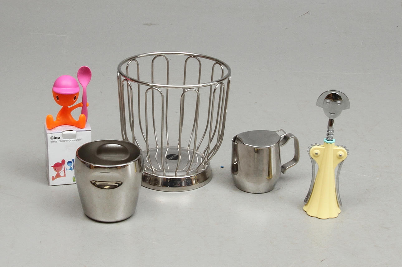 PARTI DIVERSE, 5 delar, Alessi och Alfra Italy.