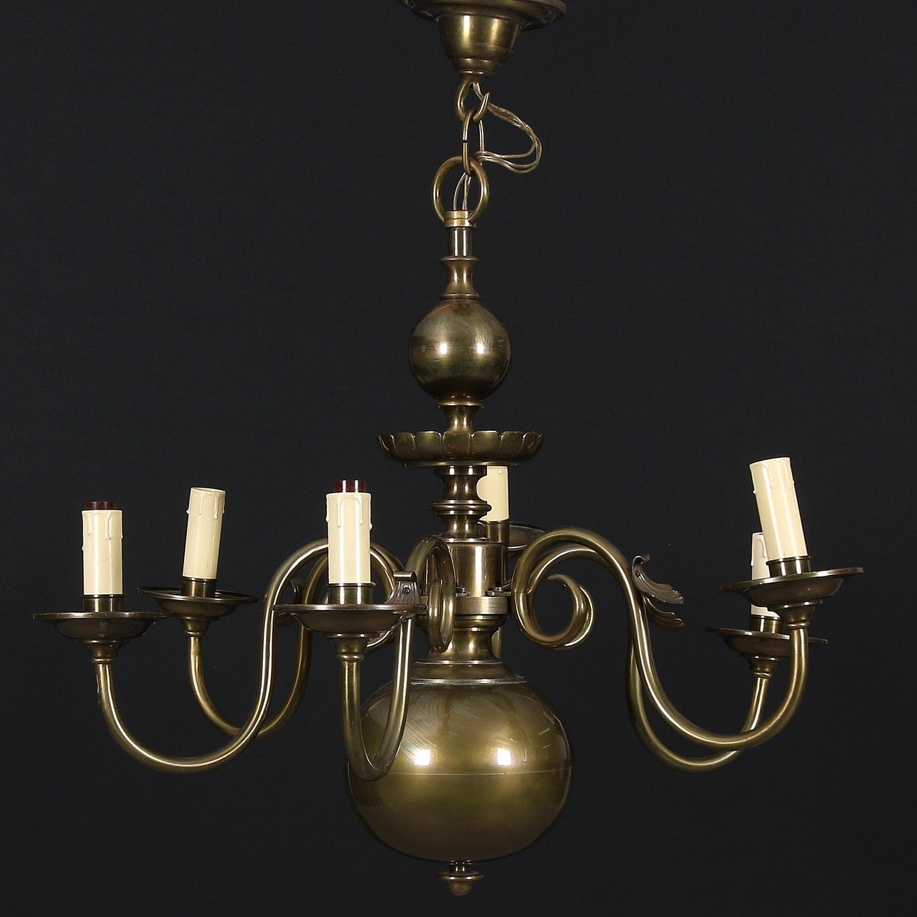 MALMKRONA, mässing, tidigt 1900-tal.