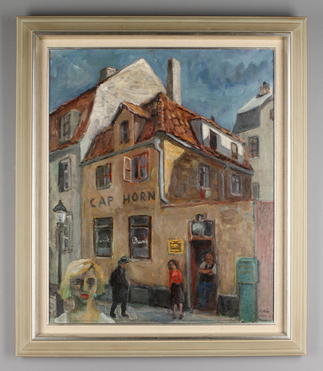 GUNNAR S. MALM. Cap Horn, olja på duk, signerad -48.