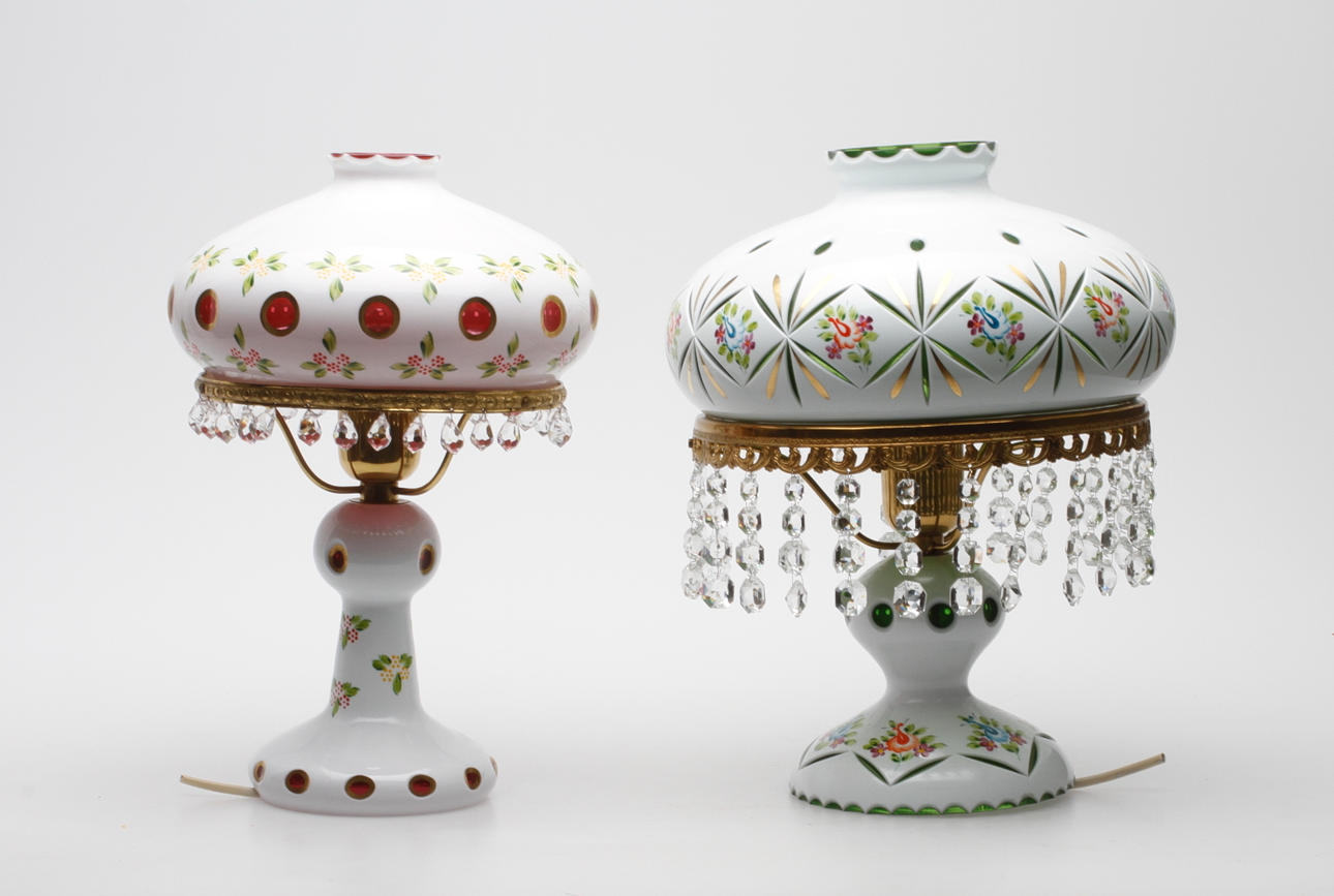 BORDSLAMPOR, 2 st, 1900-tal.