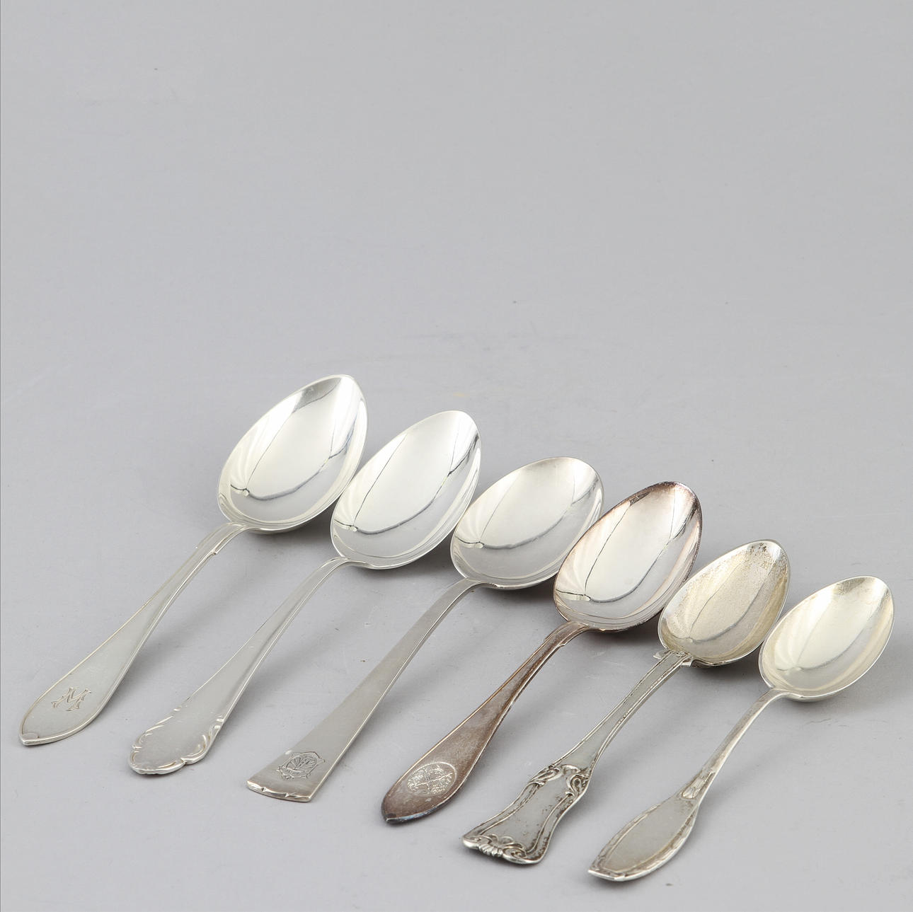 SKEDAR, 11 st, silver, ca 650 gram.