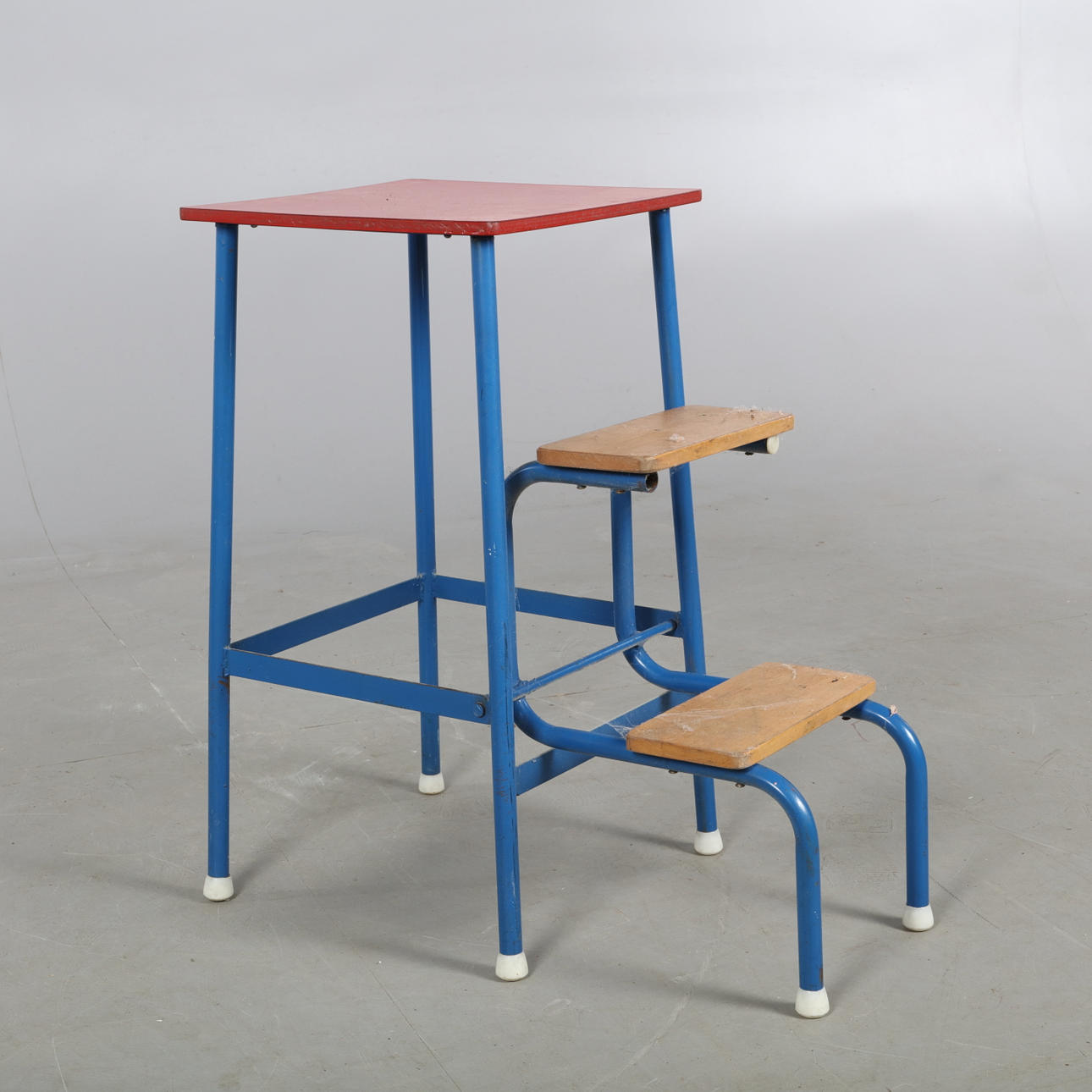 TRAPPSTOL, trä, metall, 1960-talet.