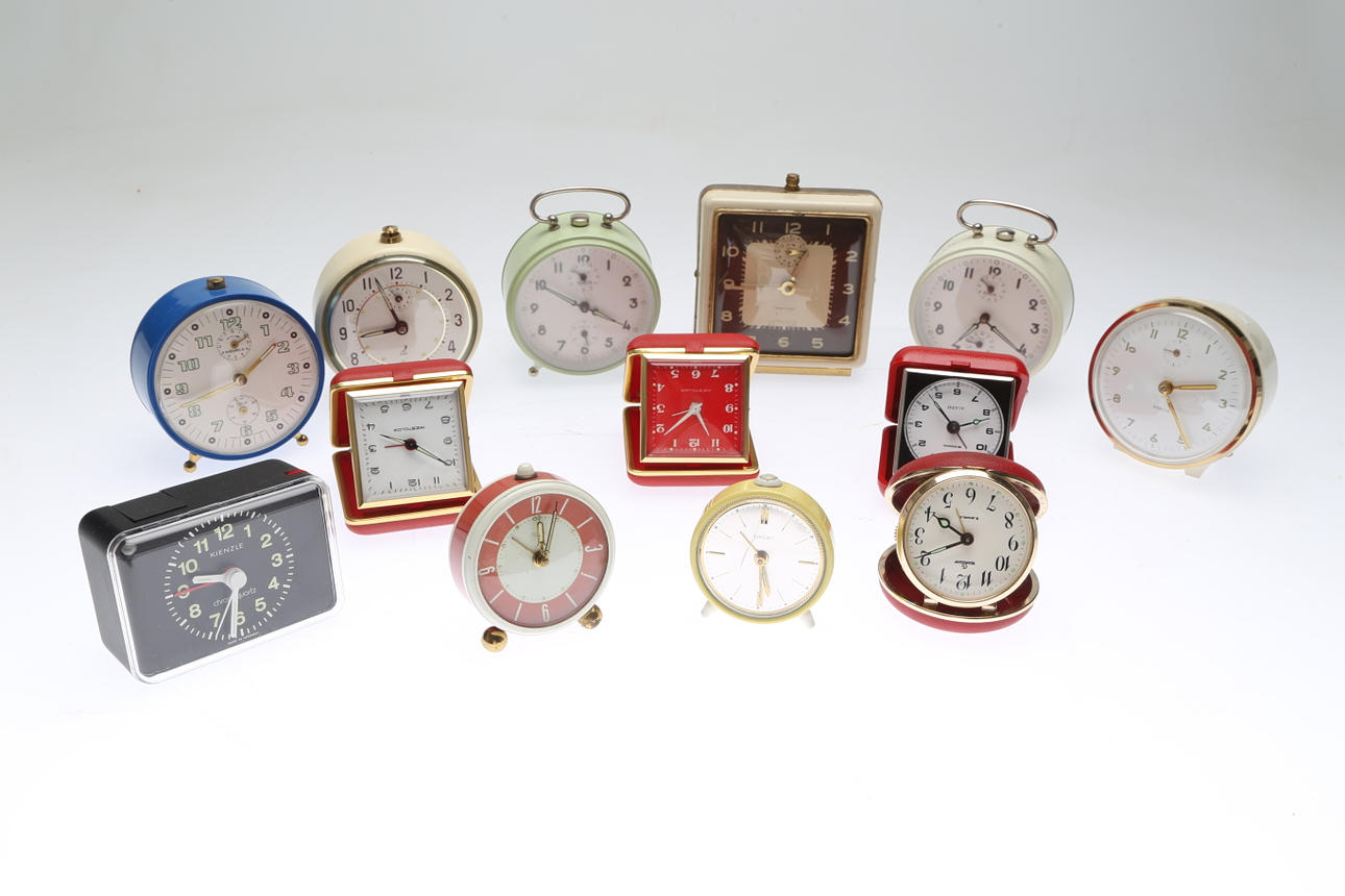 ALARM CLOCKS 13, 1900s.