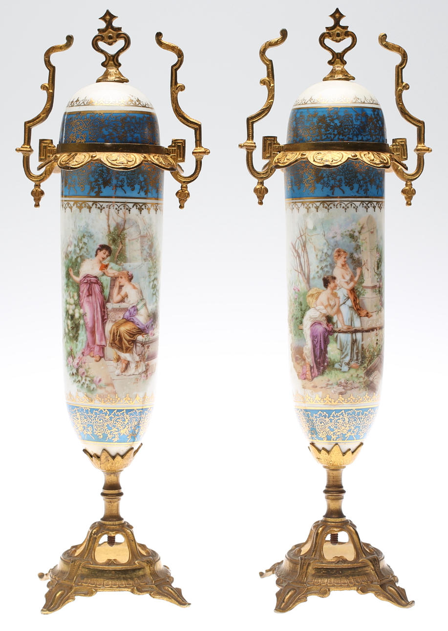 PRYDNADSURNOR, 1 par, 1800-tal.