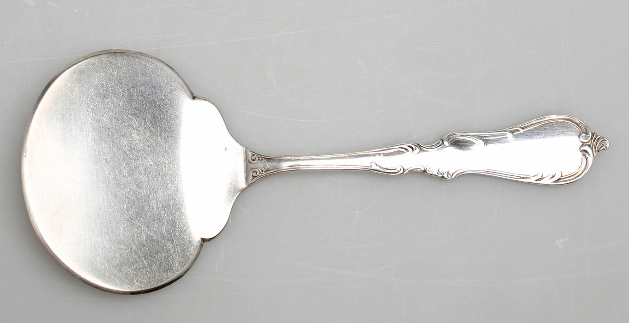 SMÖRGÅSSPADE, silver, troligen A.N Dragsted, Köpenhamn, 1927.