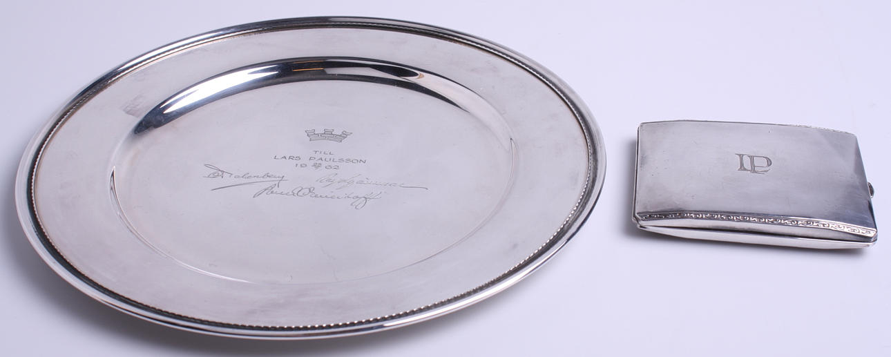 BRICKA, silver + CIGARETTETUI, silver-830.