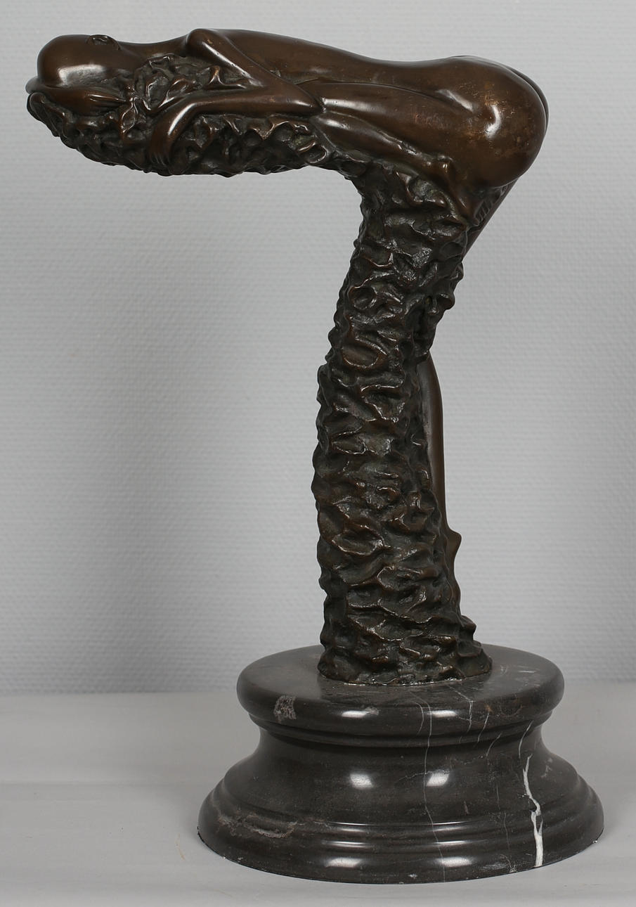 OKÄND KONSTNÄR. Modell. Brons. Osignerad.