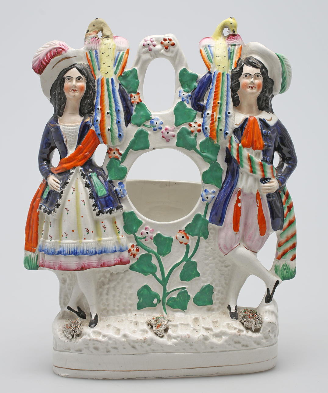 KLOCKGÖMMA, porslin, troligen Staffordshire, 1800-talets mitt.