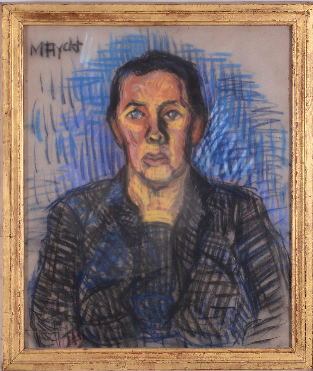 MANFRED FLYCKT. Pastell.