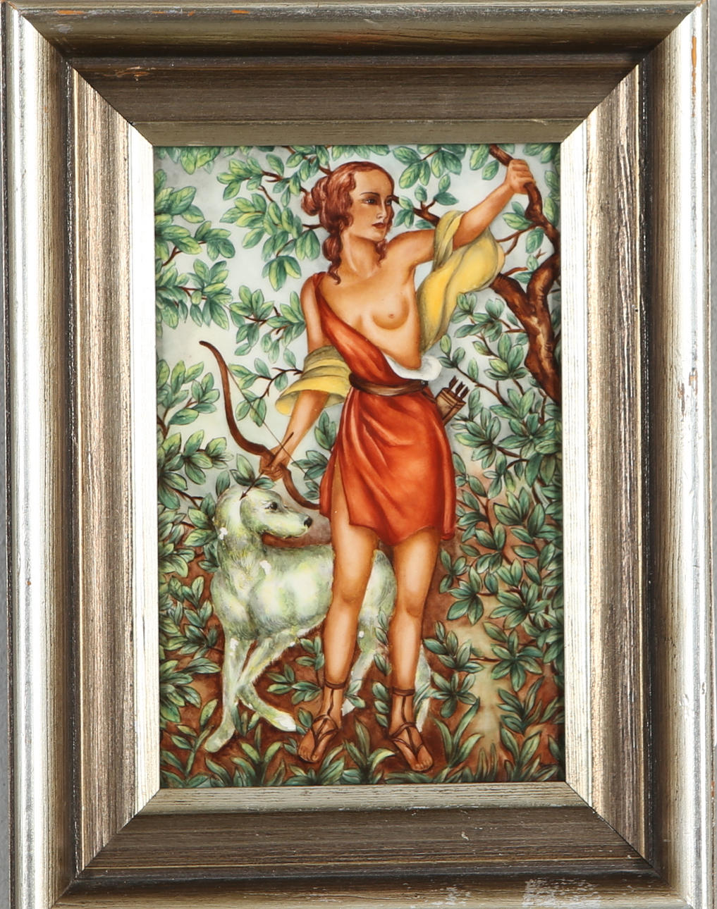 UNBEKANNTER KÜNSTLER, Porzellanmalerei, 1930er/40er Jahre.