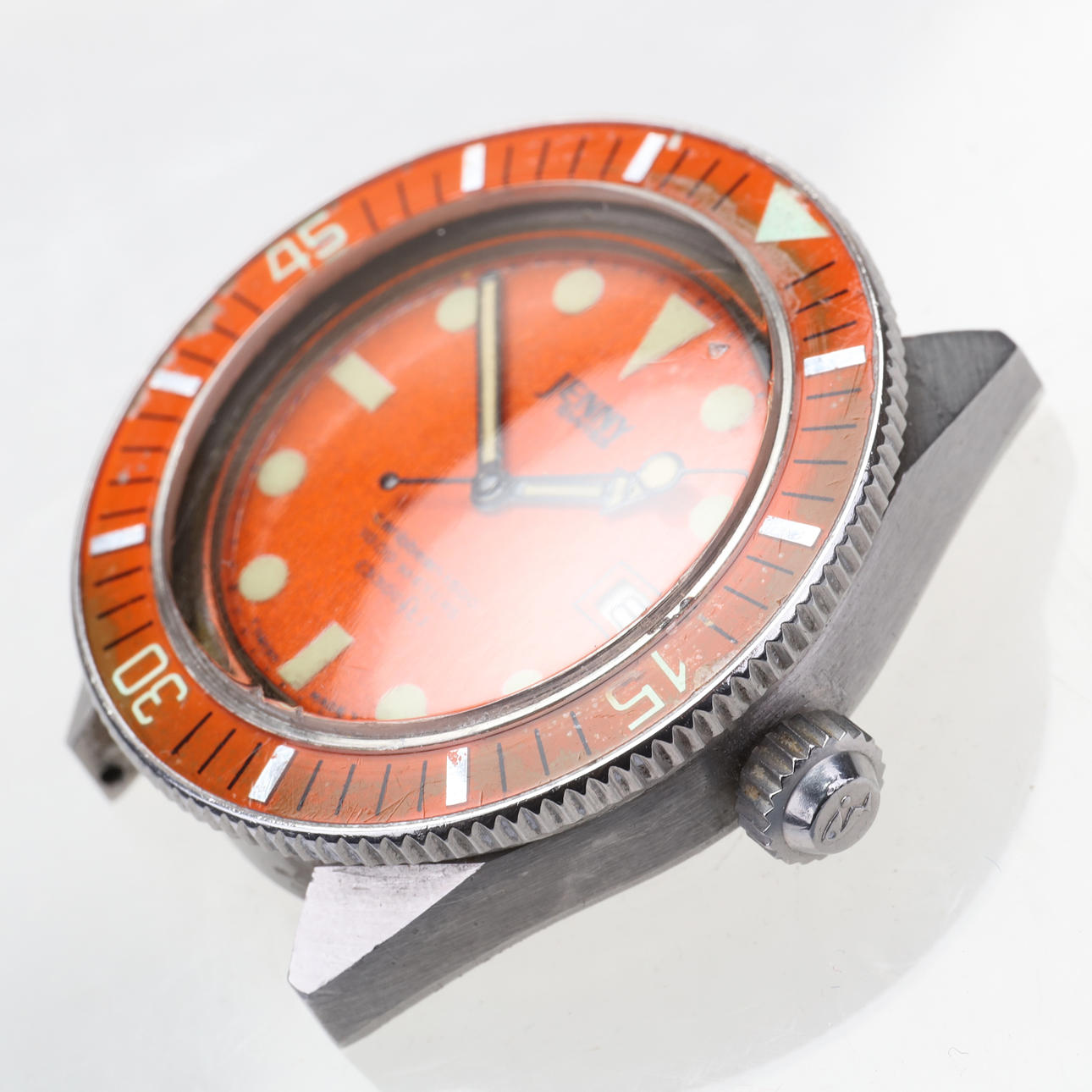 Jenny JE122001001 Men's Caribbean H.R.V. Orange Swiss Automatic
