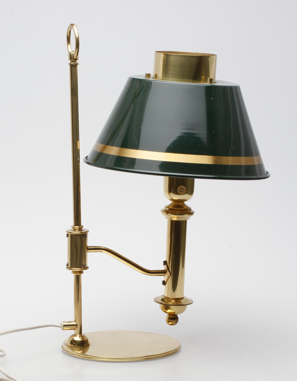 SKRIVBORDSLAMPA, marinmodell, 1900-talets andra hälft.