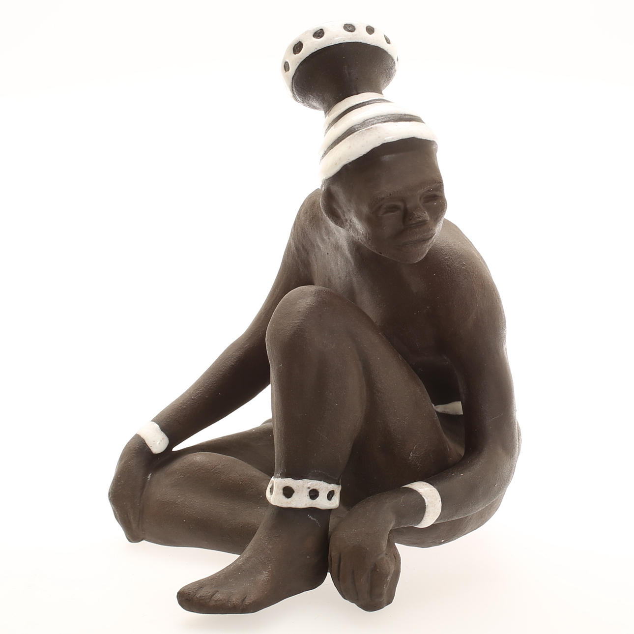 FIGURIN, keramik, Michael Andersen & Son, Bornholm, Danmark.