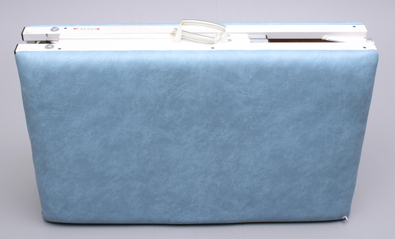 MASSAGEBÄNK, metallstomme/vit, plastdyna, Tarsus.