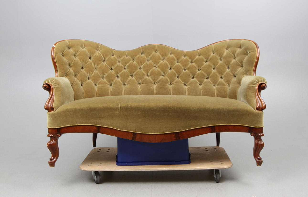 SOFFA, nyrokoko, 1800-talets andra hälft.