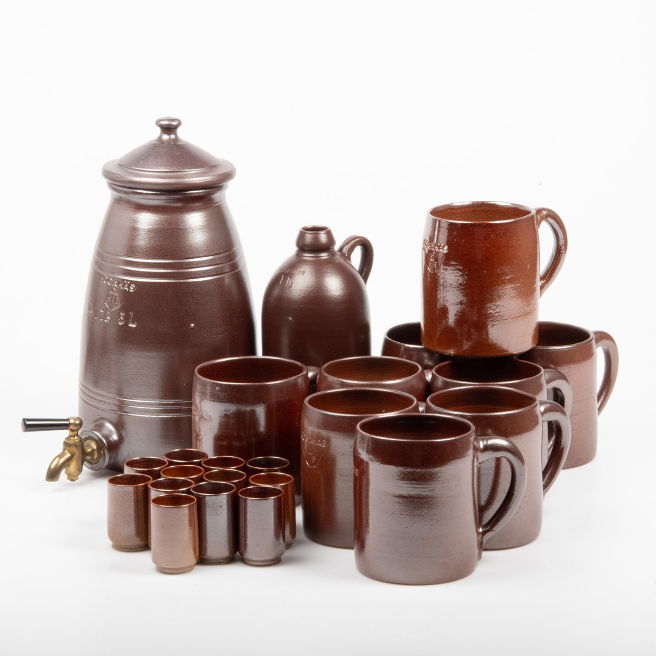 VENTIL, STOP M. M., 23 dele, keramik, Höganäs.