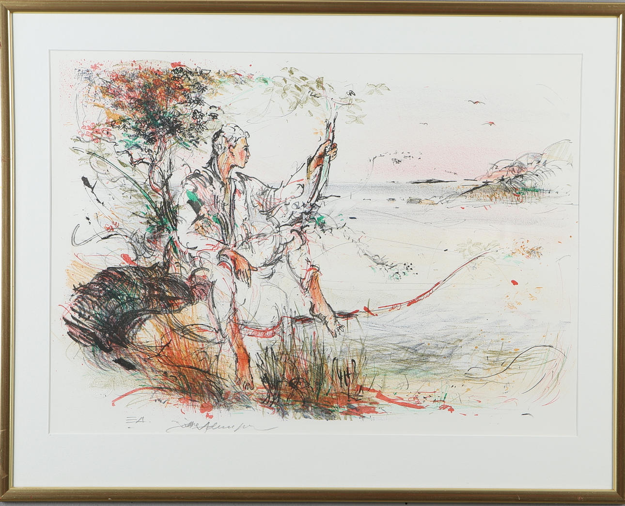 BO ÅKE ADAMSSON. Lithographie, EA-Druck, signiert.