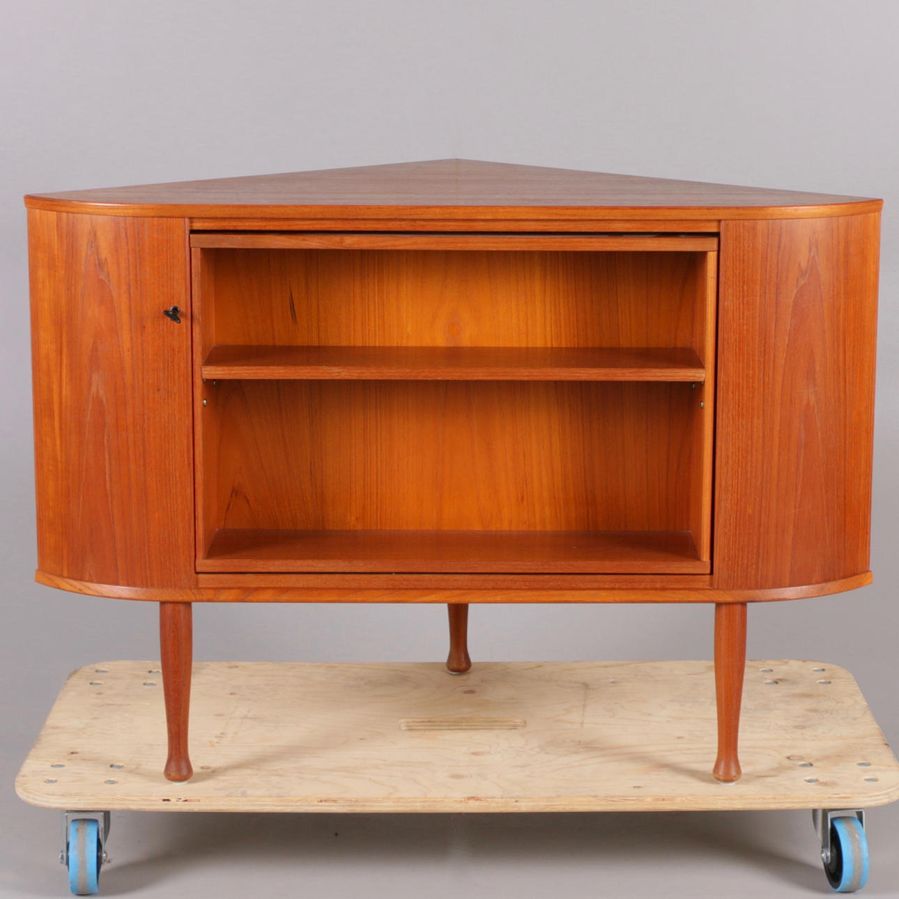 MUEBLE BAR, teca, años 50-60.