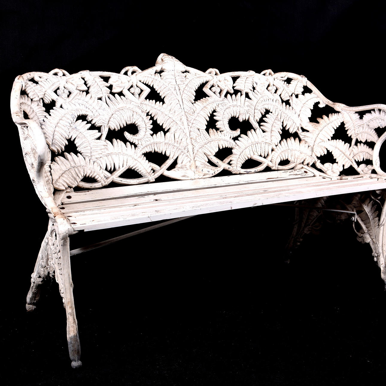 TRÄDGÅRDSSOFFA, s. k. Ormbunkssoffa, 1900-tal.