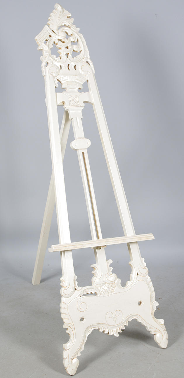 STAFFLI, vitmålat, rokokostil, samtida.