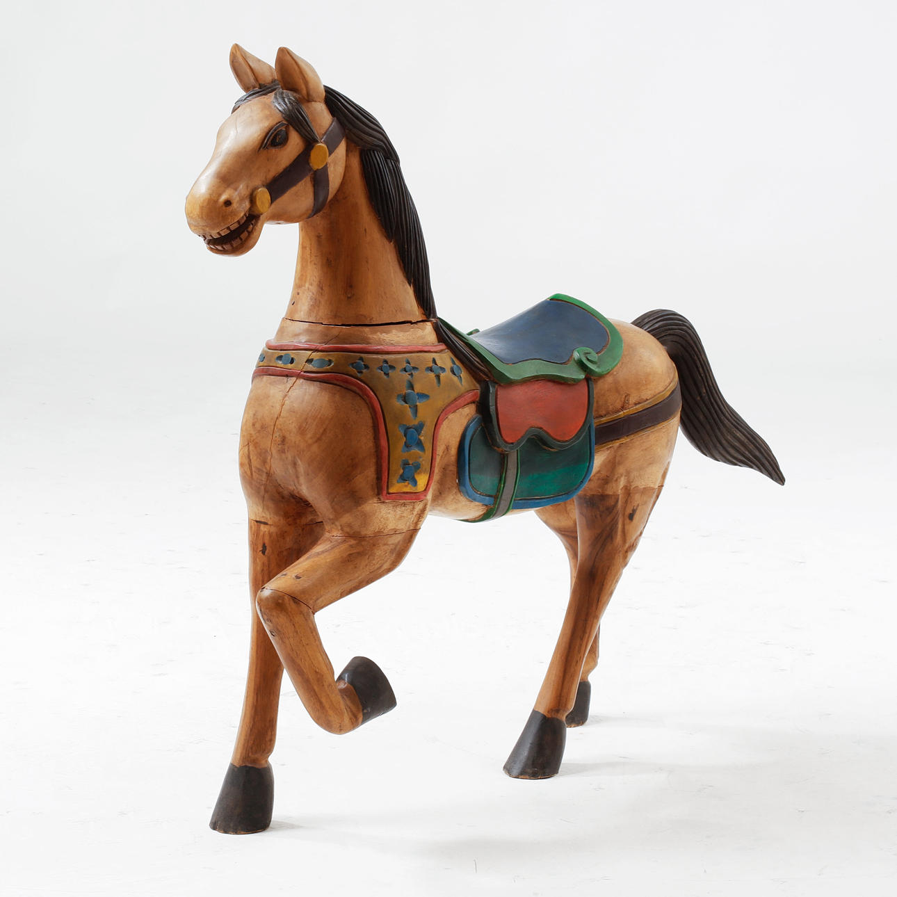 PRYDNADSHÄST, trä, 1900-tal.