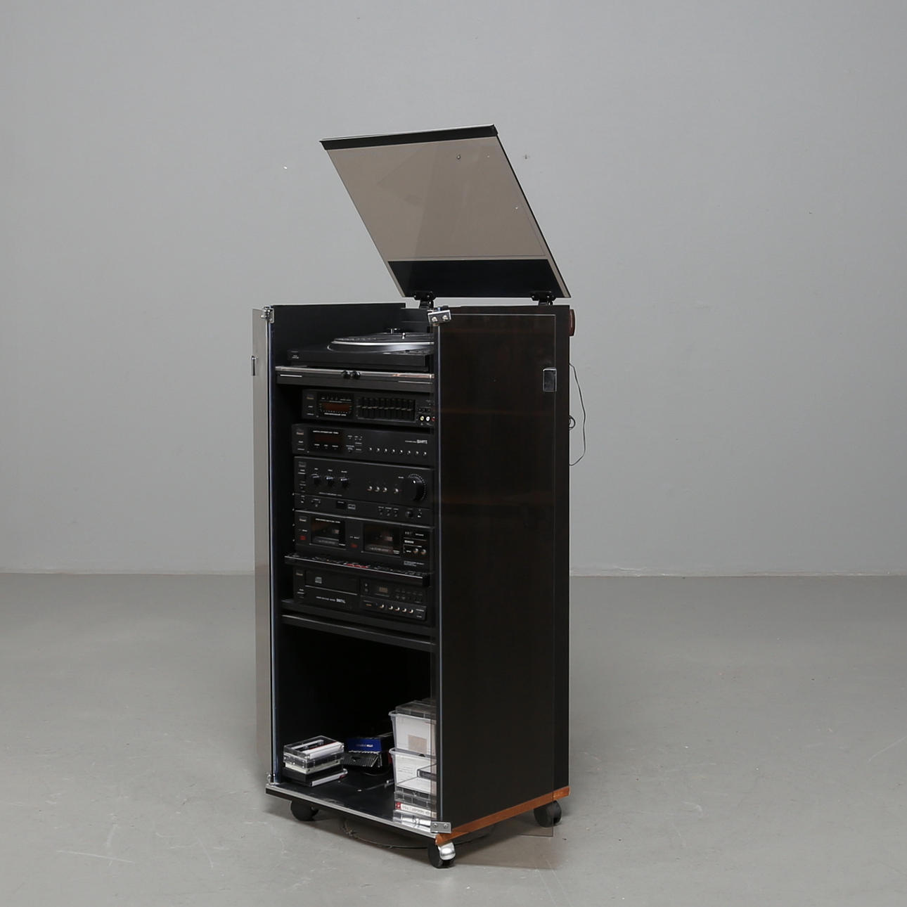 STEREO SYSTEM "Sansui", 8 parts.