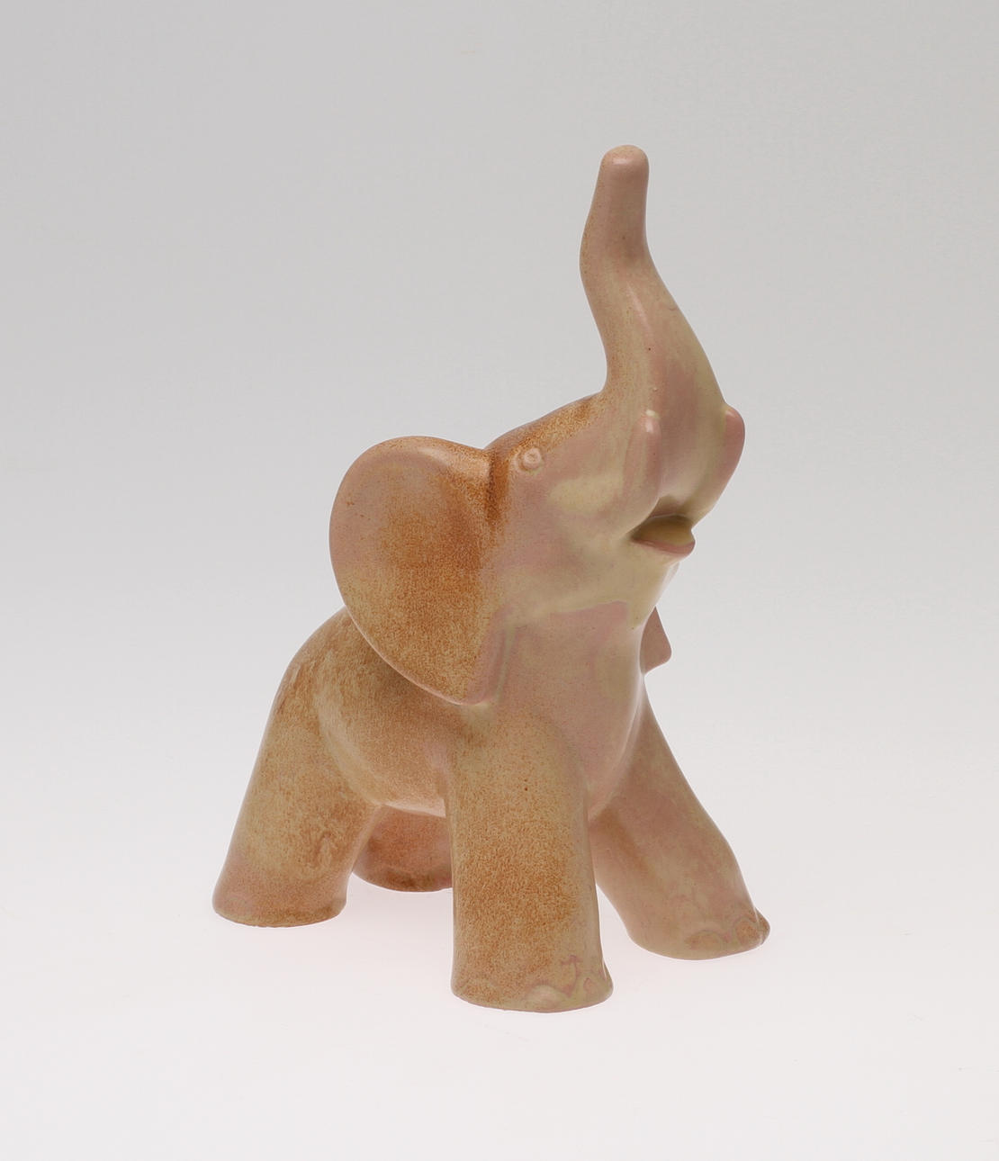 FIGURIN, keramik, elefant, Kupittan, Finland, 1940-50-tal.