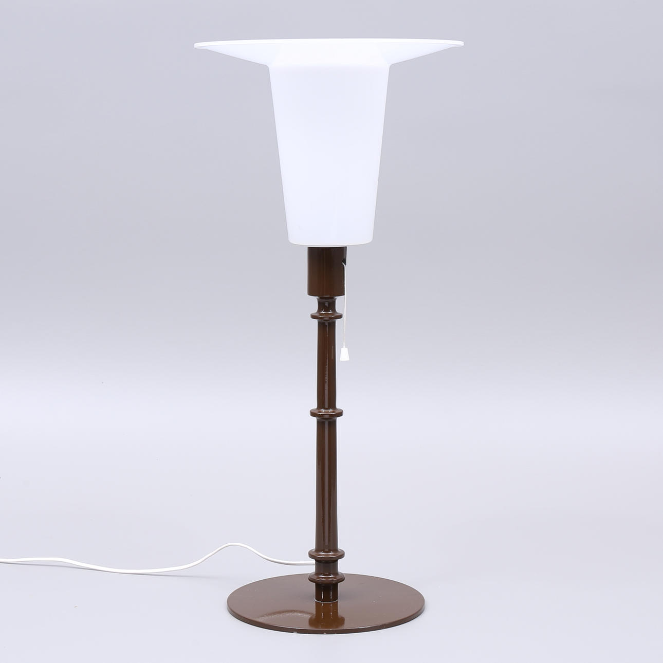 BORDSLAMPA, metall, plast, 1900-tal.