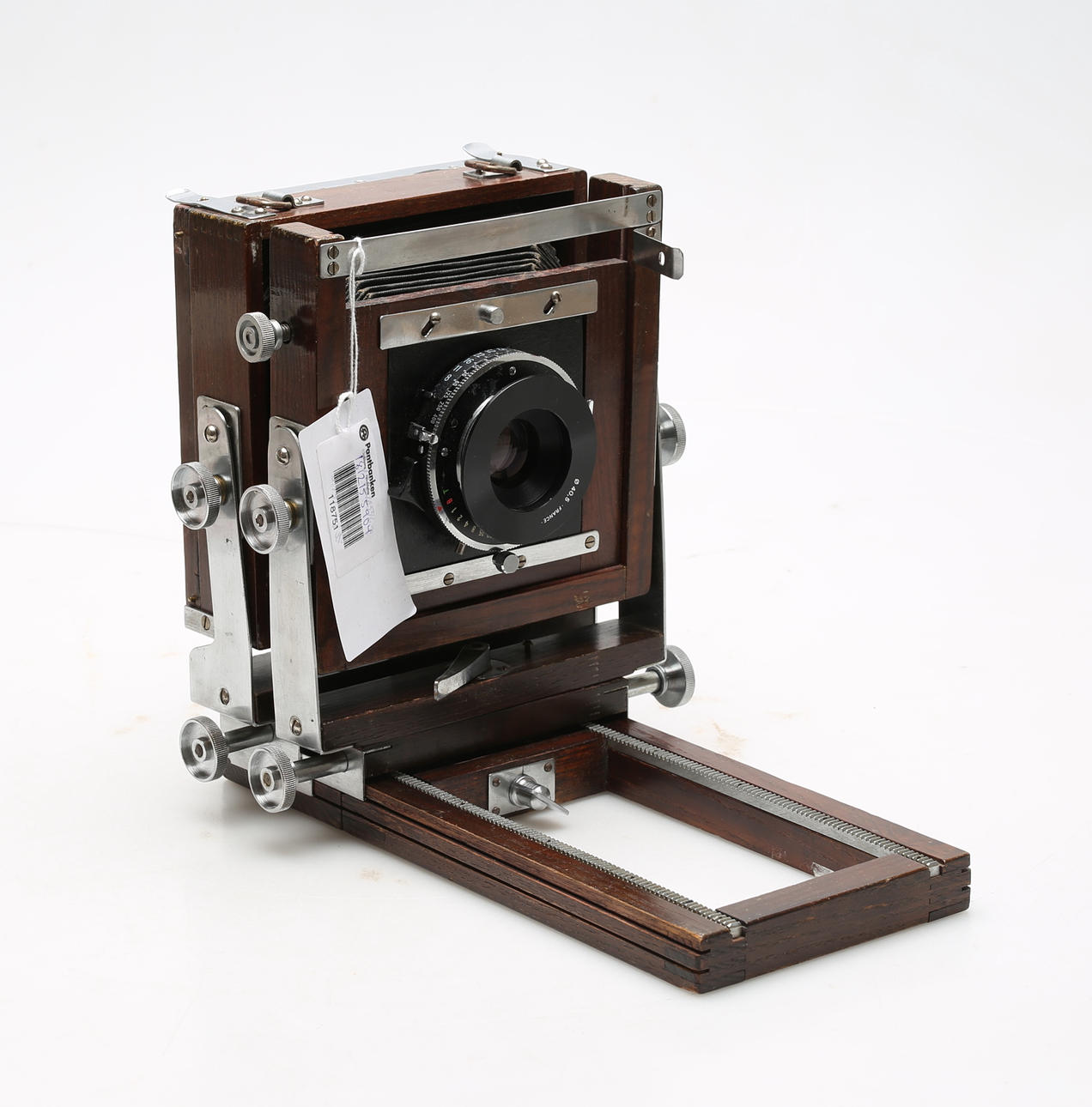 LARGE FORMAT CAMERA, probably Szabad, 1950s.