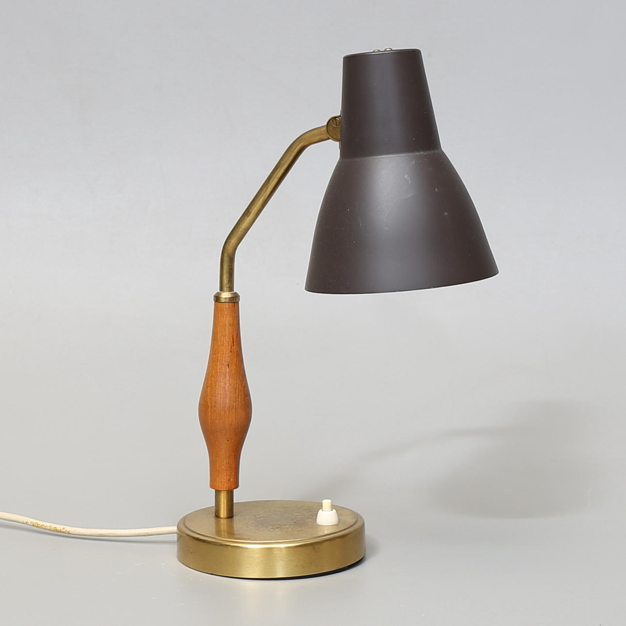 TISCHLAMPE, Teak, 1950/60er Jahre.