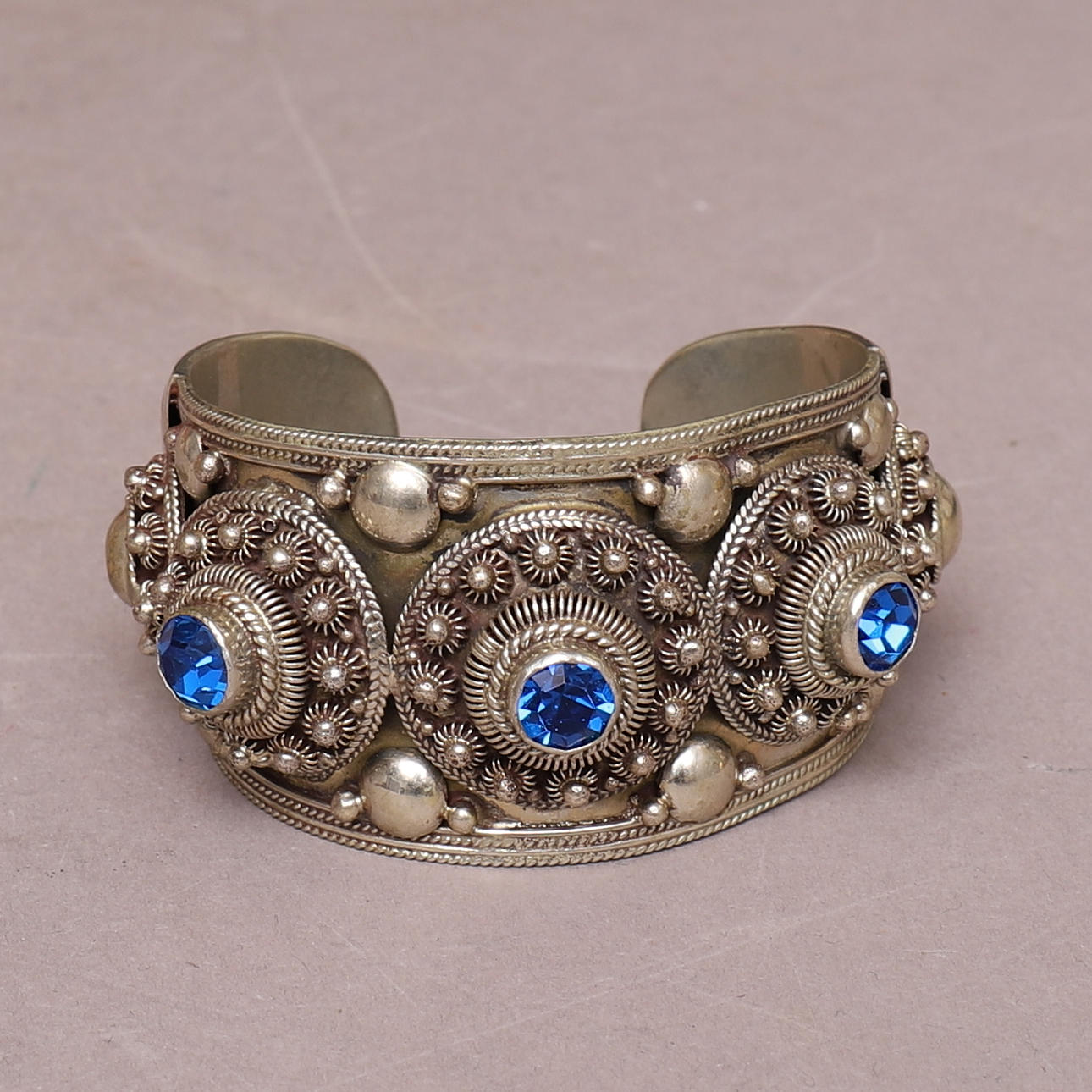 PULSERA, Siam sterling, plata, años 40.