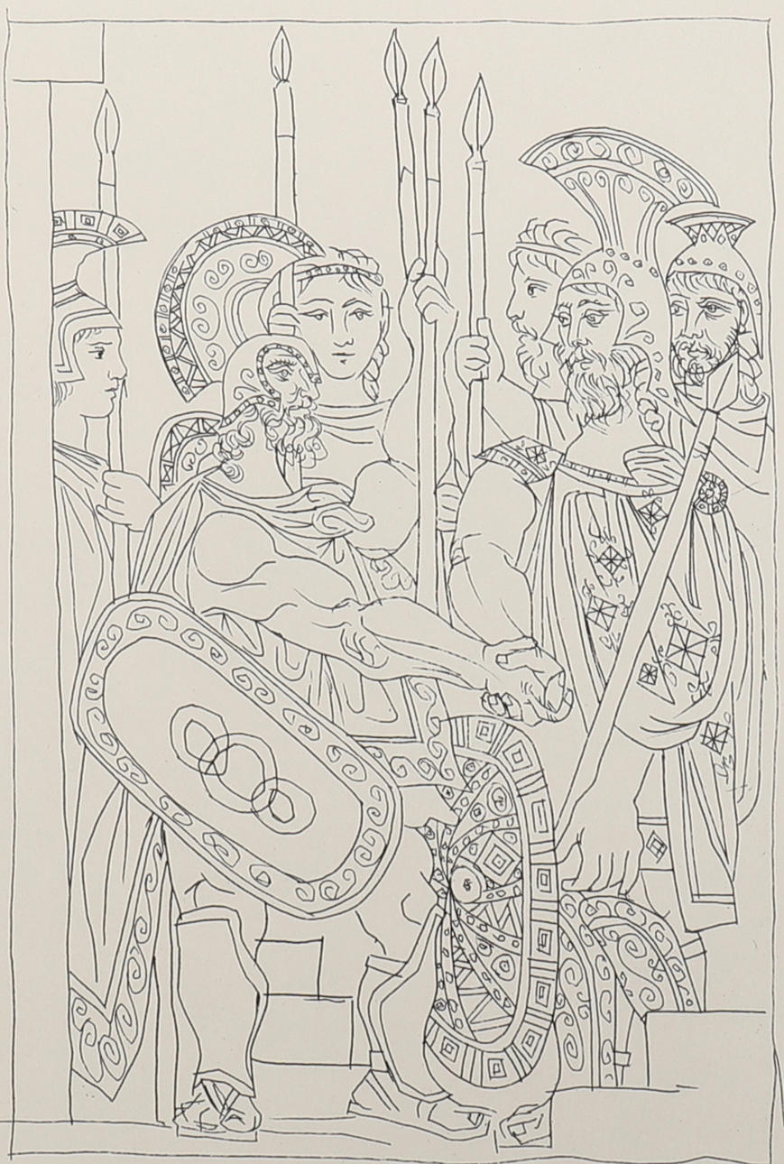 PABLO PICASSO. .efter, etsning.