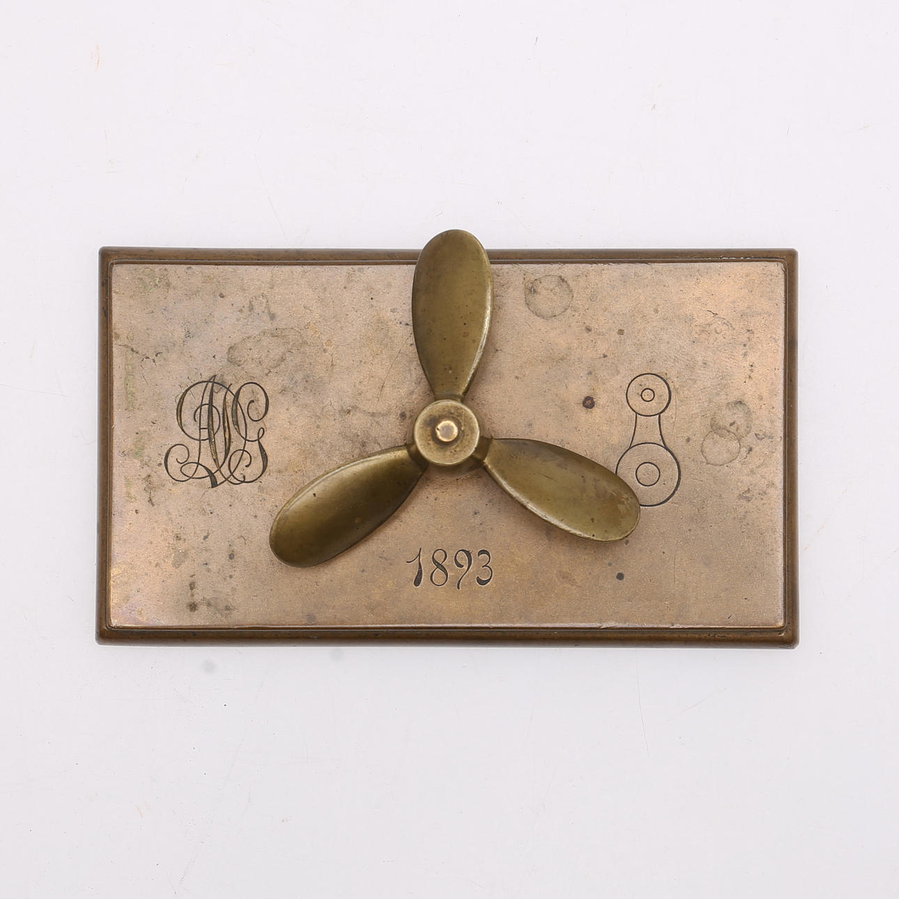 PROPELLER, , brass, 1893.