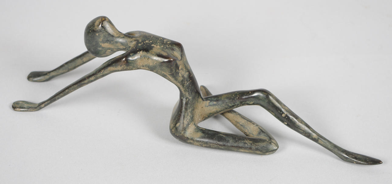 BRONSSKULPTUR, ballerina, samtida.