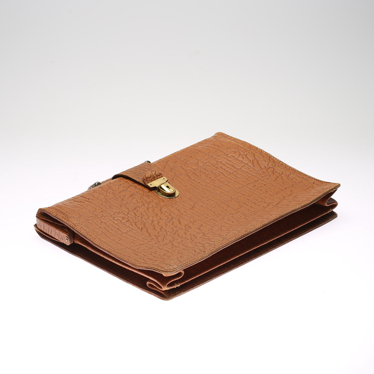 PORTFOLIO, geprägtes Leder.