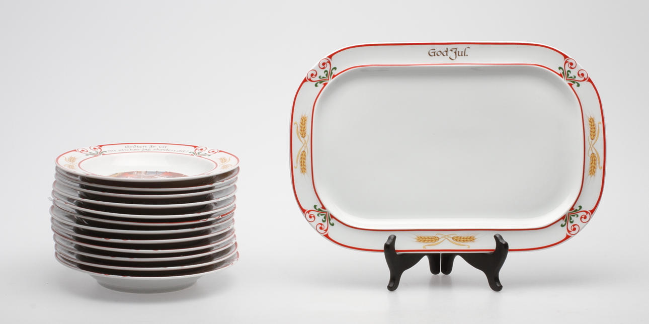 TALLRIKAR, 13 del, God Jul, Fyrklövern.