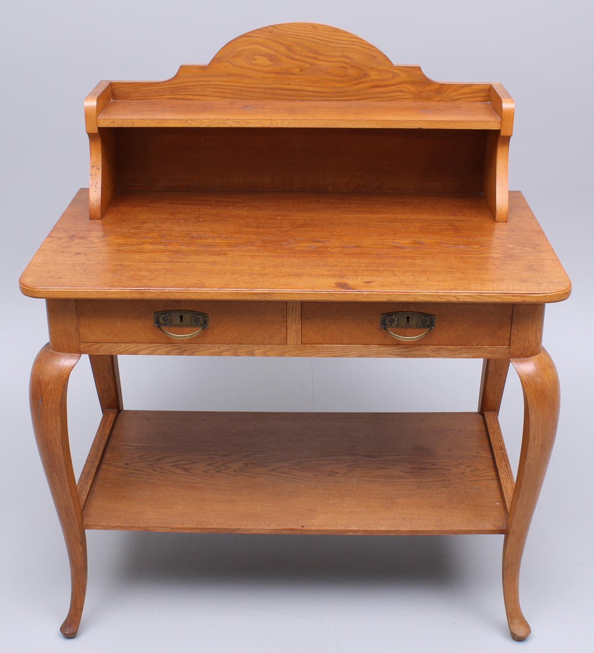 BUFFÉBORD med uppsats, två lådor, bondrokoko.