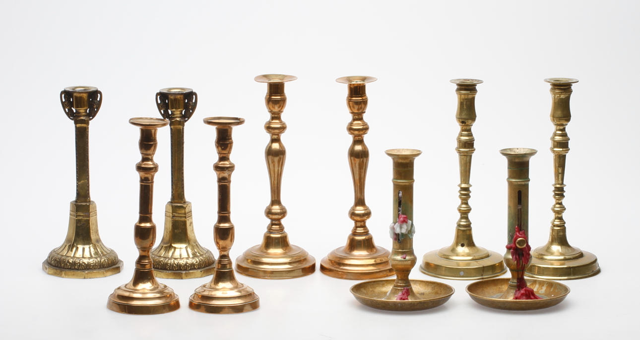 LJUSSTAKAR, 5 par, 1900-tal.