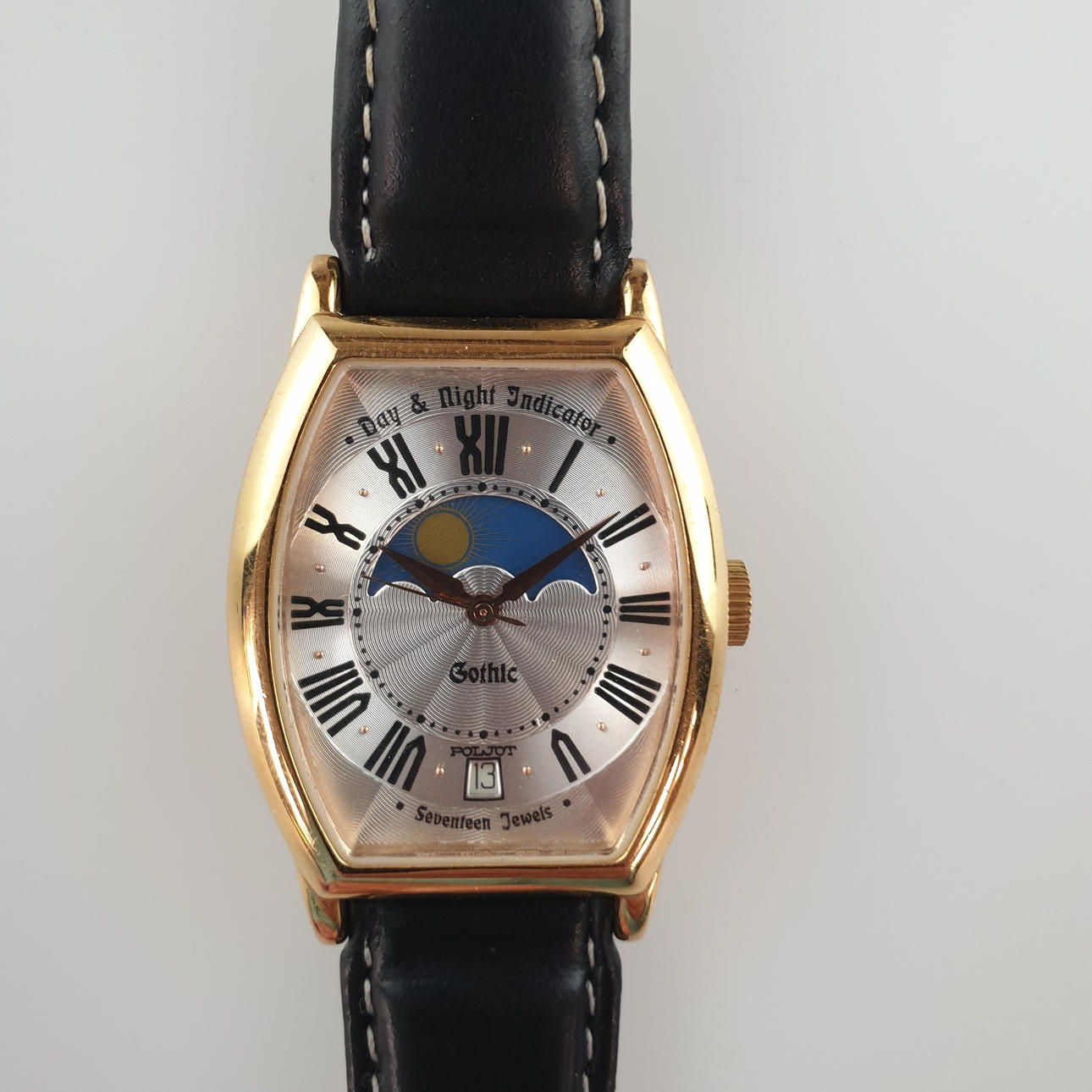 Men's wristwatch POLJOT "Gothic" - Russia.
