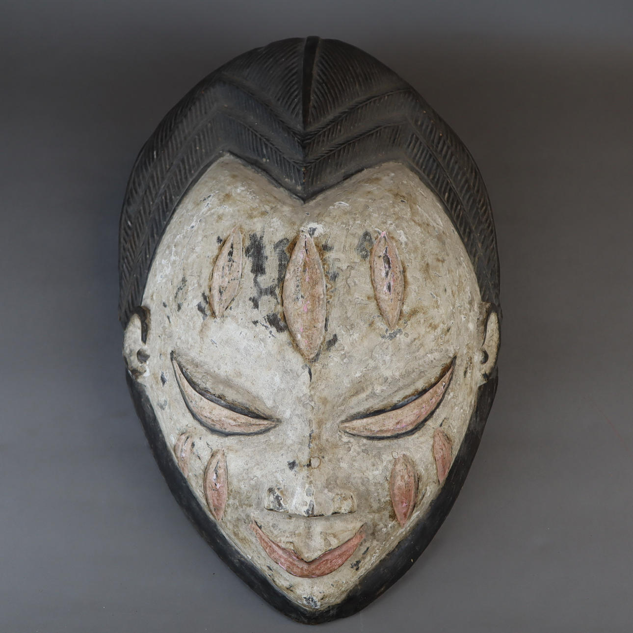 - Große HOLZMASKE - Westafrika.