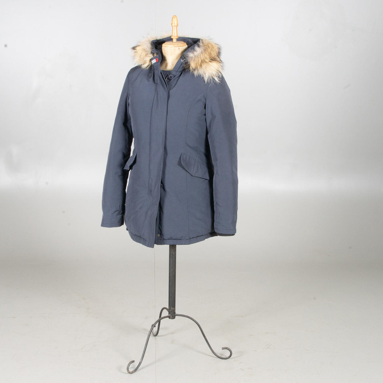 JACKA, dun med pälskrage, Woolrich.