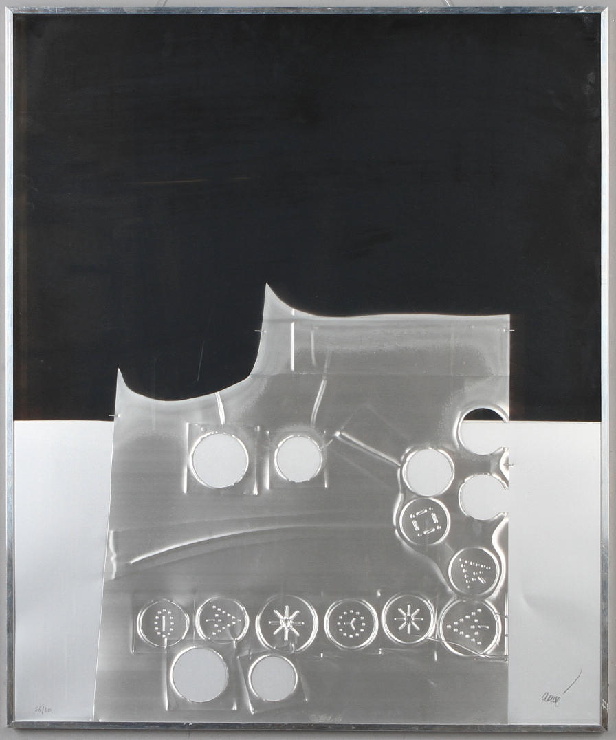 ANTONI CLAVE. Komposition, litografi med relief, signerad o numrerad 56/80.