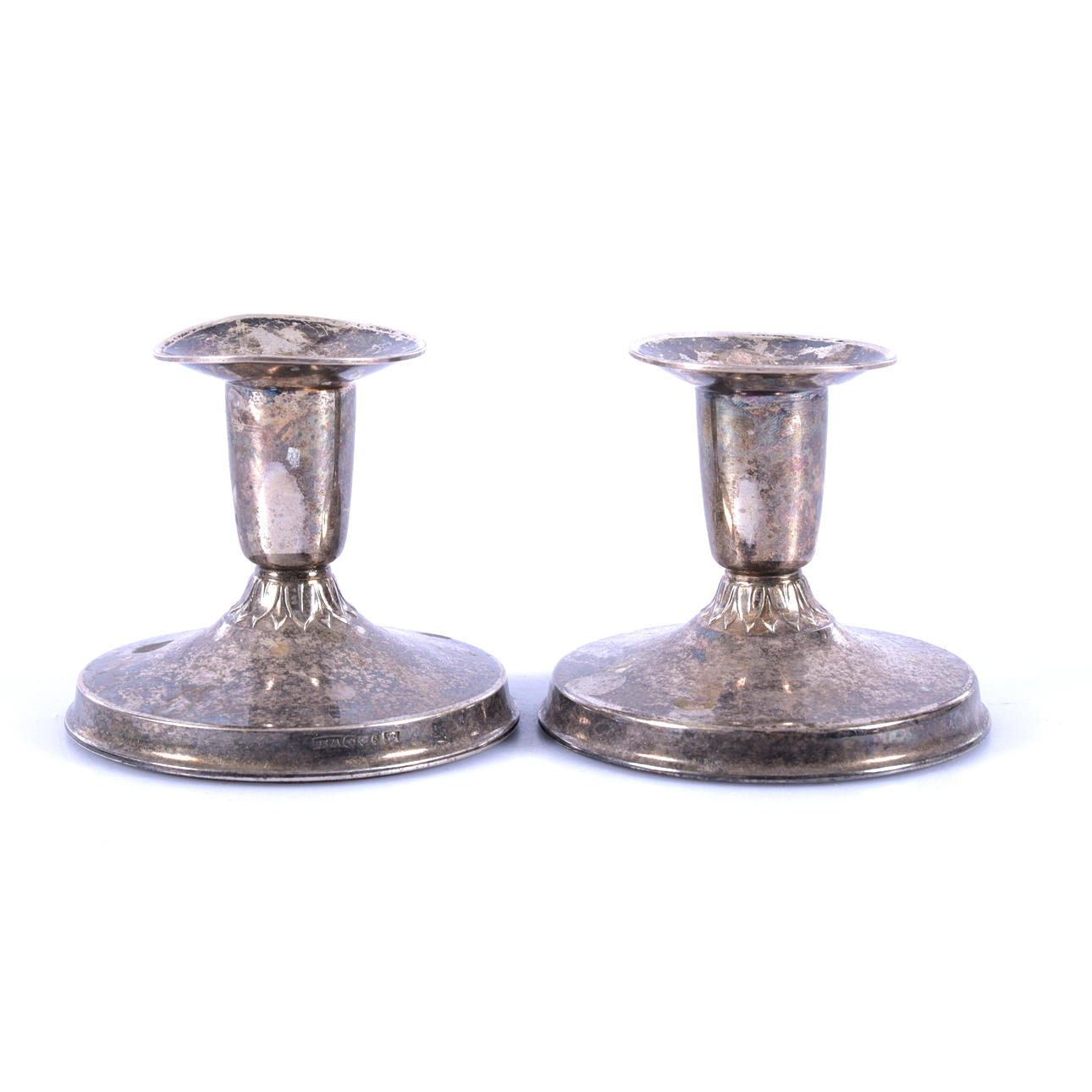 LJUSSTAKAR, 1 par, silver.