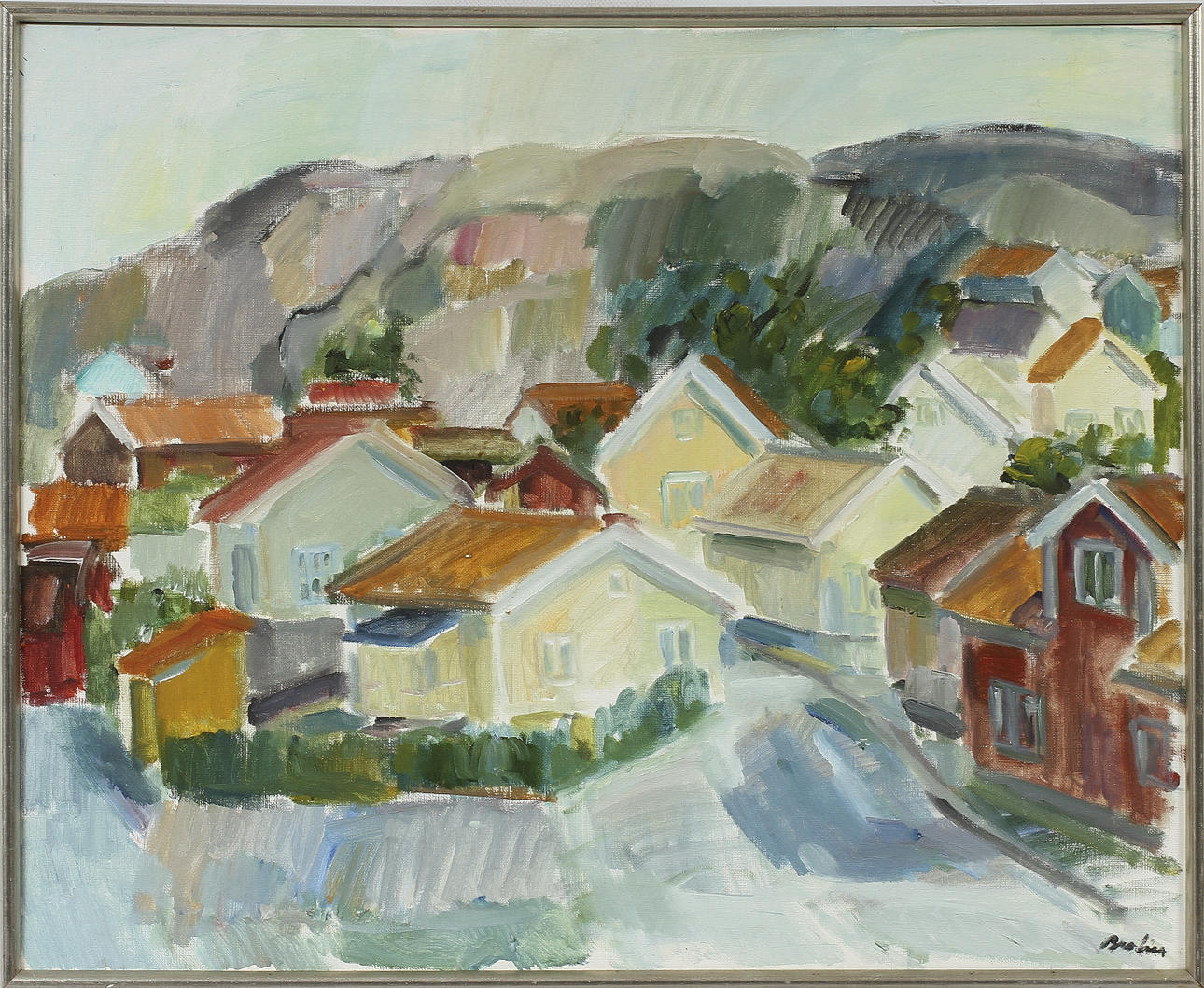 BERTIL BROLIN, olja på duk, sign.